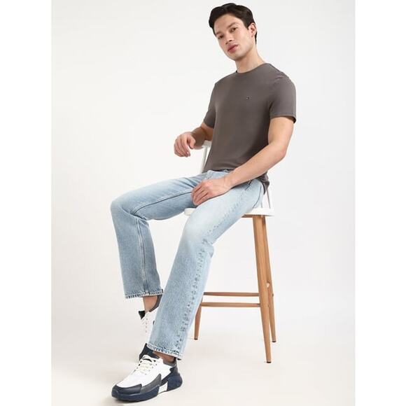 Tommy Hilfiger - Slim Fit T-Shirt - Medium - Shady Stone -  NWT & PACKAGING - Picture 3 of 8